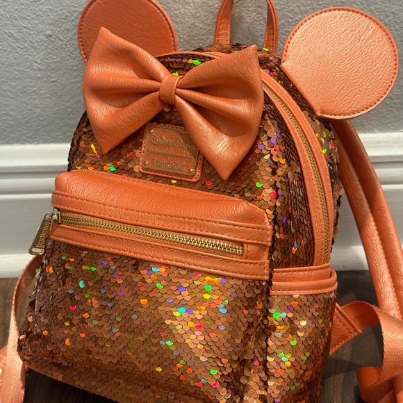 Orange Sequin Loungefly